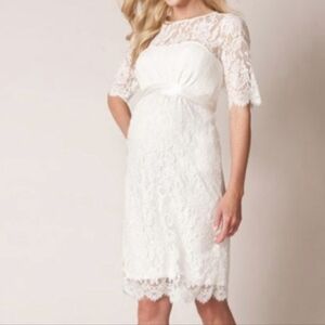 Seraphine Luxury Ivory Lace Maternity Wedding Dress